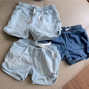 Cat&Jack Denim Shorts Bundle size5t girls- Light Blue and Dark Blue